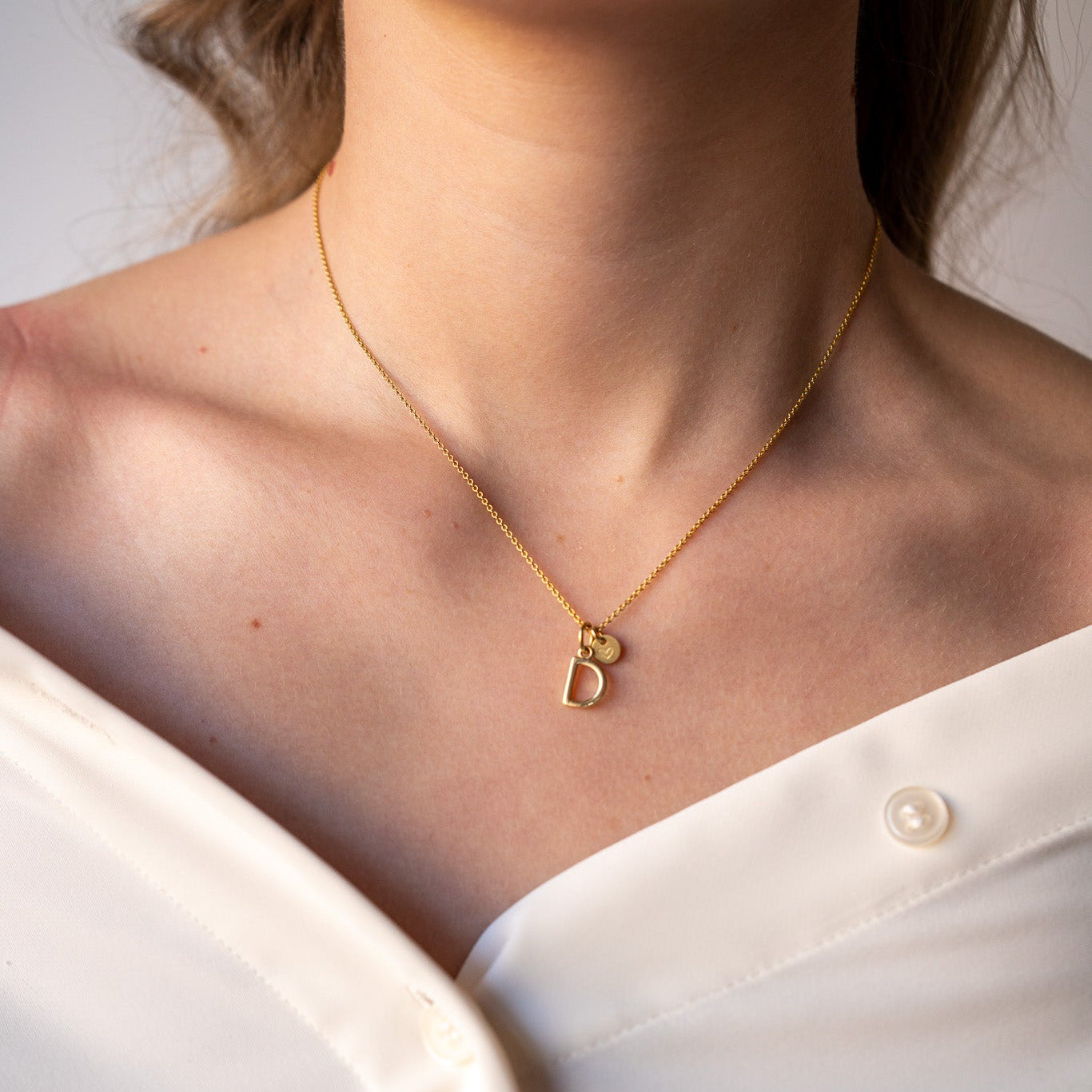 Mini Herz Charm 14 Karat Gold