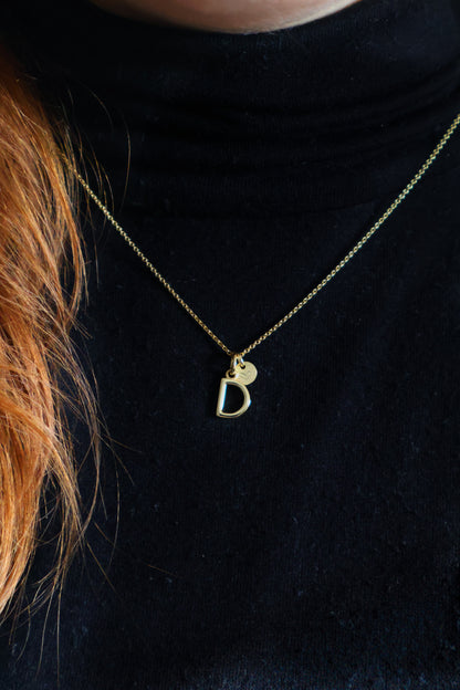 Mini Herz Charm 14 Karat Gold