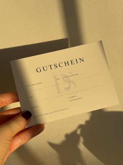 Gutschein als Brief
