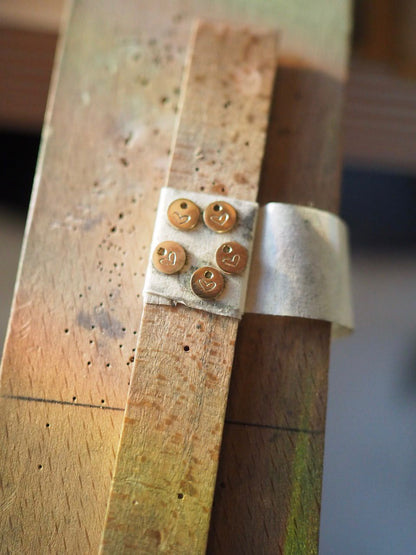 Mini Herz Charm 14 Karat Gold